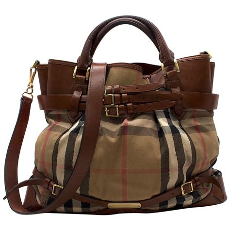 burberry bucket checkered nova bag canvas leather bag|burberry nova check shoulder.